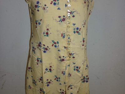 MID SUMMER FANTASTIC CLEARING SALE-INDIAN BEAUTIFUL FLORAL YELLOW COLOR  DRESS IN VISCOSE FOR YOUNG GIRLS/ LADIES ll GUARANTEED LOWEST PRICE ll DISCOUNT 30 % ll ART NO.17/49788289