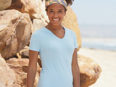 MID SUMMER FANTASTIC CLEARING SALE-AMERICAN HEAVY COTTON LADIES PLAIN V-NECK GILDAN T-SHIRT-MEMORABLE GIFT-TOP QUALITY-LOWEST PRICE GUARANTEED-AVAILABLE IN MANY COLORS-DO NOT MISS THIS CHANCE-ART NO. 5000L REA 27%