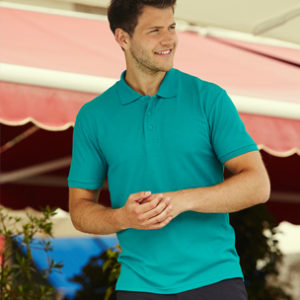 AMERICAN PLAIN SHORT SLEEVES POLO SHIRT-UNFORGETTABLE GIFT-TOP QUALITY-LOWEST PRICE GUARANTEED-DO NOT MISS THIS CHANCE-ART NO. 63402-REA 27 %