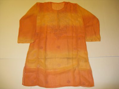 MIDSUMMER FANTASTIC CLEARING SALE-INDIAN 100% COTTON TYE & DYE TUNIKA-M/L-GUARANTEED LOWEST PRICE-DO NOT MISS THIS CHANCE-DISCOUNT 60%-Art. No. 243215982--Sw.Kr. 80-00