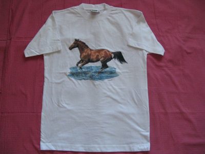 MID SUMMER FANTASTIC CLEARING SALE-T-SHIRTHORSE RUNNING FAST- UNFORGETTABLE GIFT- AMERICAN T-SHIRT PRINTED(CAT SLEEPING NEAR HAT) AMERICAN MOTIVE-TOP QUALITY-LOWEST PRICE GAURANTEE-DO NOT MISS THIS CHANCE-ART NO. 197912265