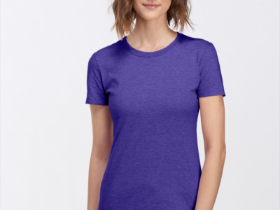MID SUMMER FANTASTIC CLEARING SALE-AMERICAN PLAIN ROUND NECK LADIES T-SHIRT-LILAC-MEMORABLE GIFT-TOP QUALITY-LOWEST PRICE GUARANTEED-DO NOT MISS THIS CHANCE-ART NO. 61372-REA 27%