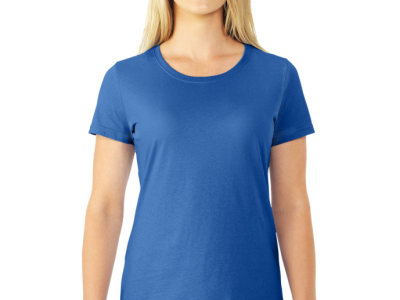 MID SUMMER FANTASTIC CLEARING SALE-AMERICAN PLAIN ROUND NECK LADIES T-SHIRT-ROYAL BLUE-MEMORABLE GIFT-TOP QUALITY-LOWEST PRICE GUARANTEED-DO NOT MISS THIS CHANCE-ART NO. 61372-REA 27%