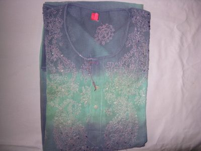 MIDSUMMER FANTASTIC CLEARING SALE-INDIAN 100% COTTON TYE & DYE TUNIKA-M/L-GUARANTEED LOWEST PRICE-DO NOT MISS THIS CHANCE-DISCOUNT 60%-Art. No. 2007-36105812-Sw.Kr. 80-00