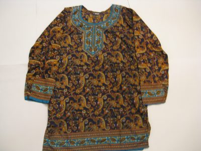 MID SUMMER FANTASTIC CLEARING SALE-INDIAN BLOUSE 100% POLYESTER HAVING BEAUTIFUL PRINT FOR LADIES- L/XL-LOWEST PRICE GUARANTEED-TRY ONCE- DO NOT MISS THIS CHANCE - ART.NO.20170523-6088-DISCOUNT 60% -Sw.Kr. 60-00