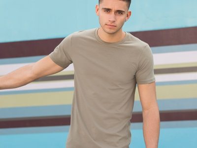 AMERICAN PLAIN T-SHIRT-UNFORGETTABLE GIFT -TOP QUALITY-KHAKI-LOWEST PRICE GUARANTEED-DO NOT MISS THIS CHANCE--ART NO. 61036-REA 27 %