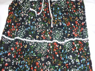 MID SUMMER FANTASTIC CLEARING SALE-INDIAN BEAUTIFUL FLORAL PRINTED SKIRT IN 100% VISCOSE FOR LONG LADIES ll LOWEST PRICE GUARANTEED ll DON'T MISS THIS CHANCE-DISCOUNT 50%- ART. NO. 35571986