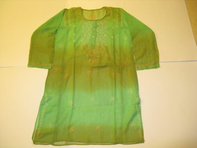 MIDSUMMER FANTASTIC CLEARING SALE-INDIAN 100% COTTON TYE & DYE TUNIKA-M/L-GUARANTEED LOWEST PRICE-DO NOT MISS THIS CHANCE-DISCOUNT 60%-Art. No. 2007-08-3598-Sw.Kr. 80-00