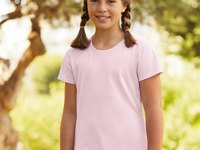 AMERICAN PLAIN T-SHIRTS FOR KIDS-LIGHT PINK-UNFORGETTABLE GIFT-TOP QUALITY-BOMBASTIC LOWEST PRICE GUARANTEED-DO NOT MISS THIS CHANCE-ART NO. 61033-REA 27%