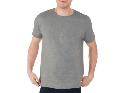 AMERICAN PLAIN T-SHIRT-UNFORGETTABLE GIFT -TOP QUALITY-ASH GREY-LOWEST PRICE GUARANTEED-DO NOT MISS THIS CHANCE-ART NO. 61036-REA 27 %