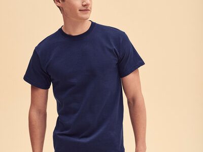 AMERICAN PLAIN T-SHIRT-UNFORGETTABLE GIFT -TOP QUALITY-NAVY-LOWEST PRICE GUARANTEED-DO NOT MISS THIS CHANCE-ART NO. 61036-REA 27 %
