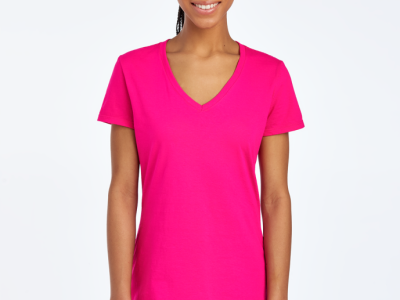 MID SUMMER FANTASTIC CLEARING SALE-AMERICAN HEAVY COTTON LADIES PLAIN V-NECK GILDAN T-SHIRT-MEMORABLE GIFT-TOP QUALITY-LOWEST PRICE GUARANTEED-AVAILABLE IN MANY COLORS-DO NOT MISS THIS CHANCE-ART NO. 5000L REA