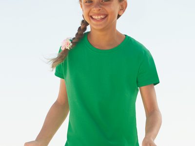 AMERICAN PLAIN T-SHIRTS FOR KIDS-KEELY GREEN-UNFORGETTABLE GIFT-TOP QUALITY-BOMBASTIC LOWEST PRICE GUARANTEED-DO NOT MISS THIS CHANCE-ART NO. 61033-REA 27%