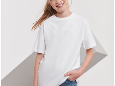 AMERICAN PLAIN T-SHIRTS FOR KIDS-WHITE-UNFORGETTABLE GIFT-TOP QUALITY-BOMBASTIC LOWEST PRICE GUARANTEED-DO NOT MISS THIS CHANCE-ART NO. 61033-REA 27%