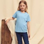 AMERICAN PLAIN T-SHIRTS FOR KIDS-LIGHT BLUE-UNFORGETTABLE GIFT-TOP QUALITY-BOMBASTIC LOWEST PRICE GUARANTEED-DO NOT MISS THIS CHANCE-ART NO. 61033-REA 27%