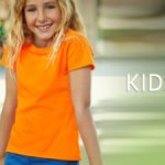 AMERICAN PLAIN T-SHIRTS FOR KIDS-ORANGE-UNFORGETTABLE GIFT-TOP QUALITY-BOMBASTIC LOWEST PRICE GUARANTEED-DO NOT MISS THIS CHANCE-ART NO. 61033-REA 27%
