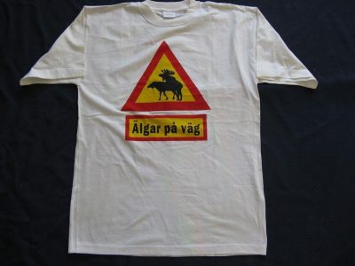 Basic Cotton T-shirt Printed with "ALGAR PA VAG" || Guaranteed Low Price || 50/% Discount || Free Home Delivery (Post Nord) || Art. No. 49789209