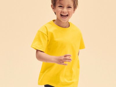 AMERICAN PLAIN T-SHIRTS FOR KIDS-YELLOW-UNFORGETTABLE GIFT-TOP QUALITY-BOMBASTIC LOWEST PRICE GUARANTEED-DO NOT MISS THIS CHANCE-ART NO. 61033-REA 27%
