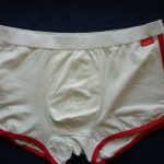 MEN'S UNDERWEAR (BRIEF) II GUARANTEED TOP QUALITY II OFF WHITE WITH RED LINING IIDON'T MISS THIS CHANCE-3 Pcs.II FREE HOME DELIVERY(POST NORD)IIDISCOUNT 35% IIART.No.190822-1060339